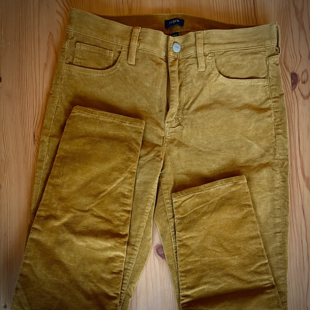 J. Crew Brown/Copper Corduroy Trousers